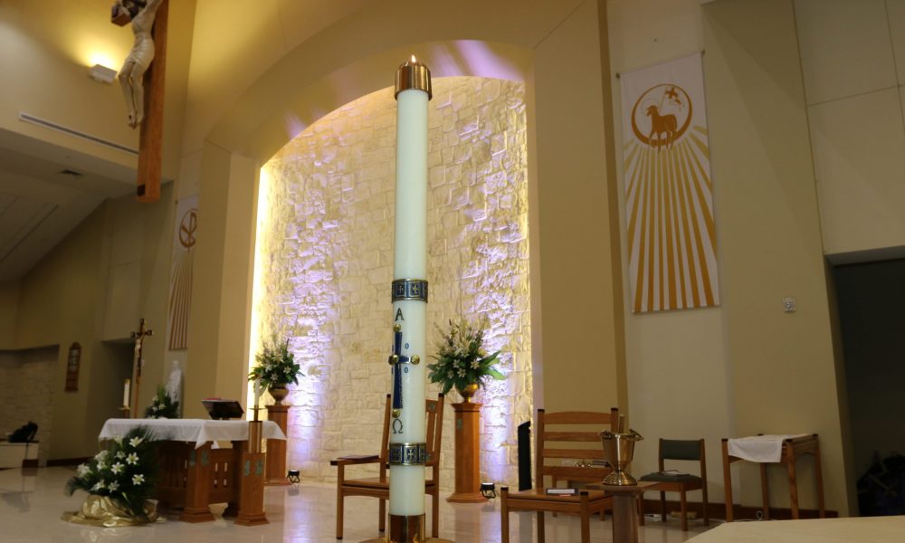Easter Vigil Candle St. Dominic 2020